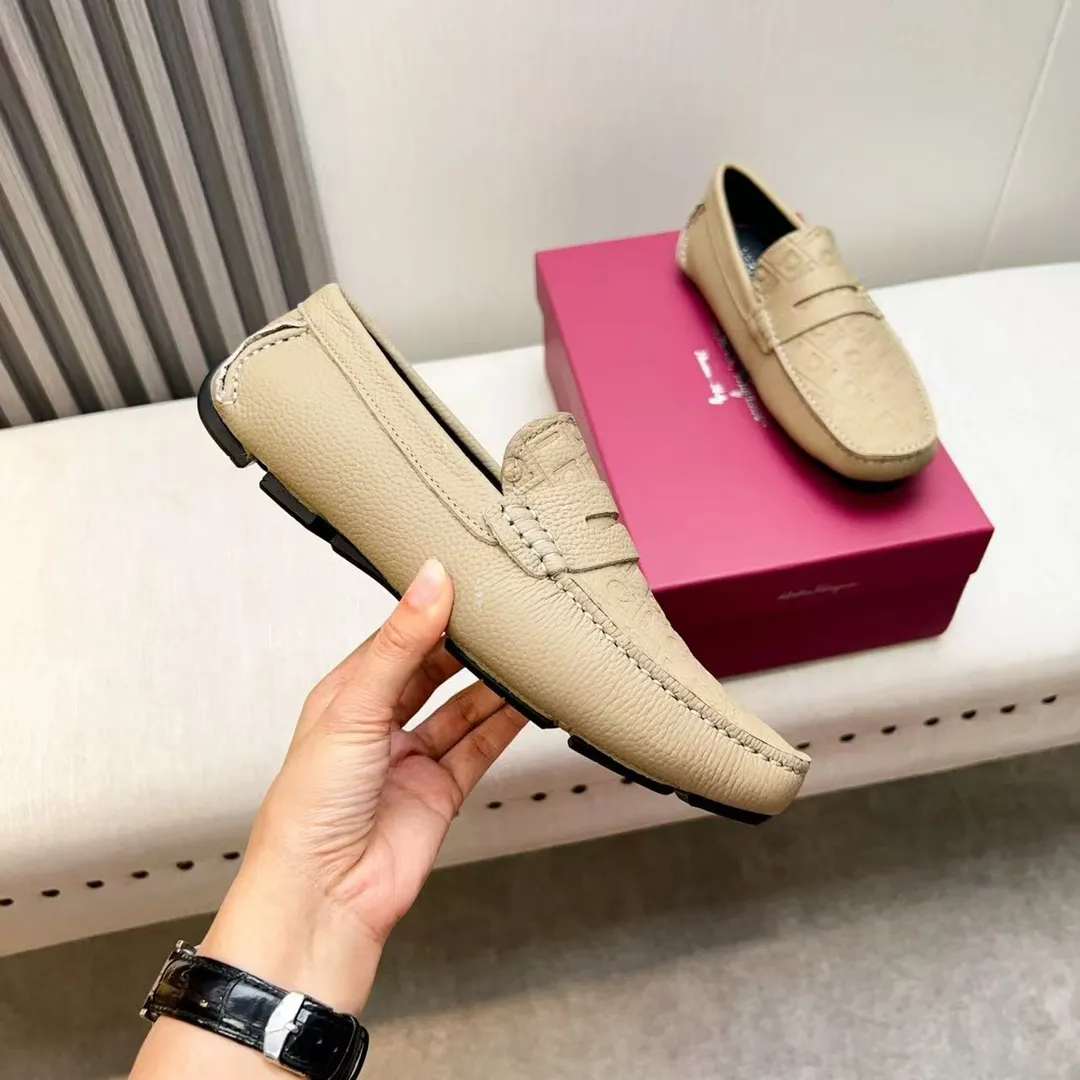 Men's men's shoes 💰620 Ferragamo new high-end quality 🔥 imported lychee pattern ➕ cowhide lining size 38-45